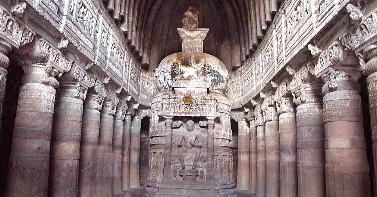 one of the famous monuments of maharashtra - Ajanta-Ellora Caves, Aurangabad
