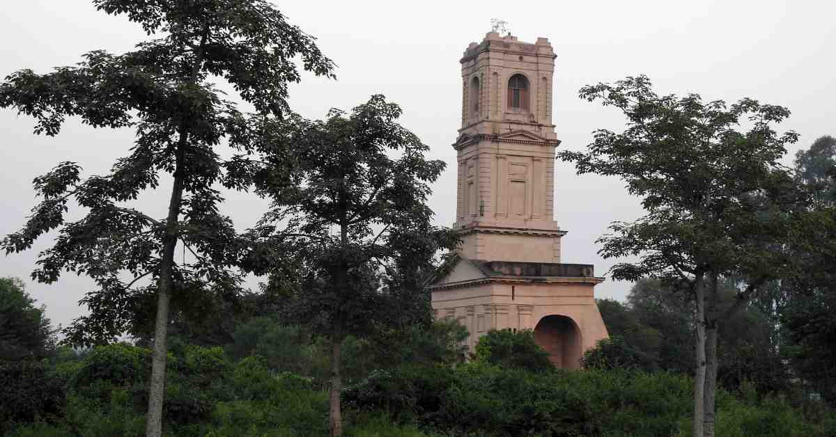 most famous monument of haryana - Cantonment Church Tower