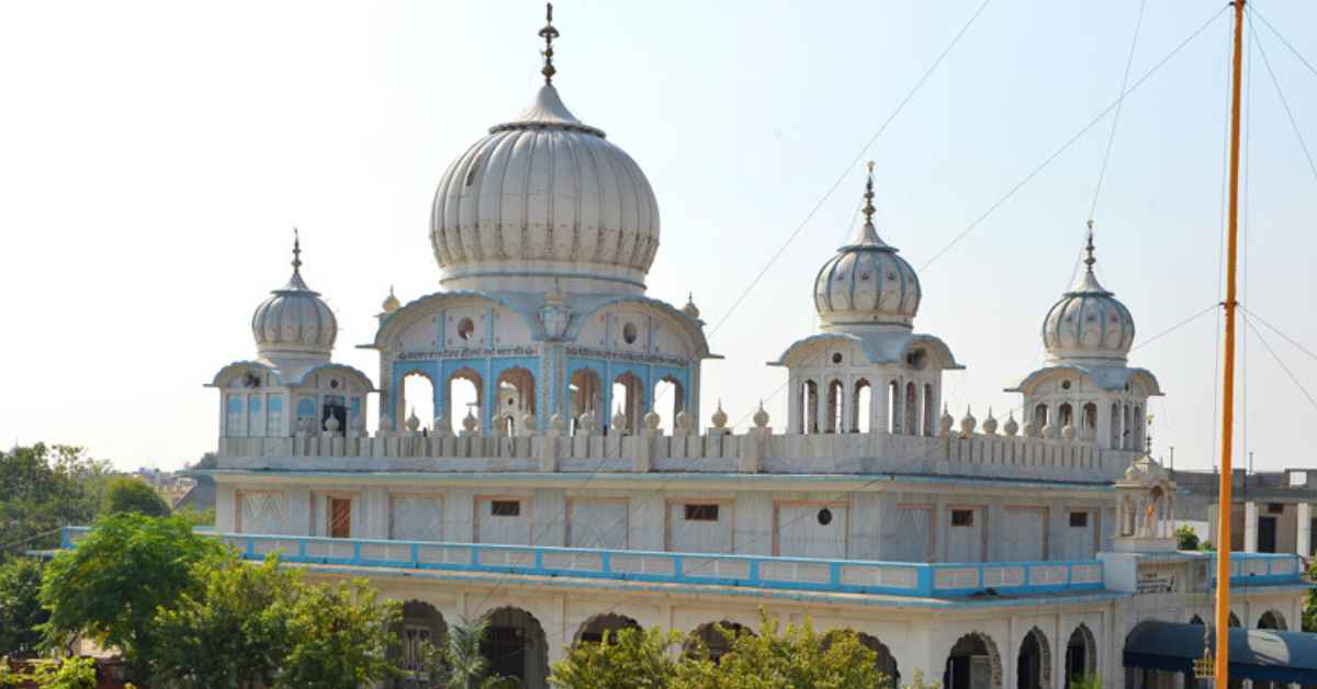 pic of Gurudwara Badshahi Bagh - famous monument in haryana