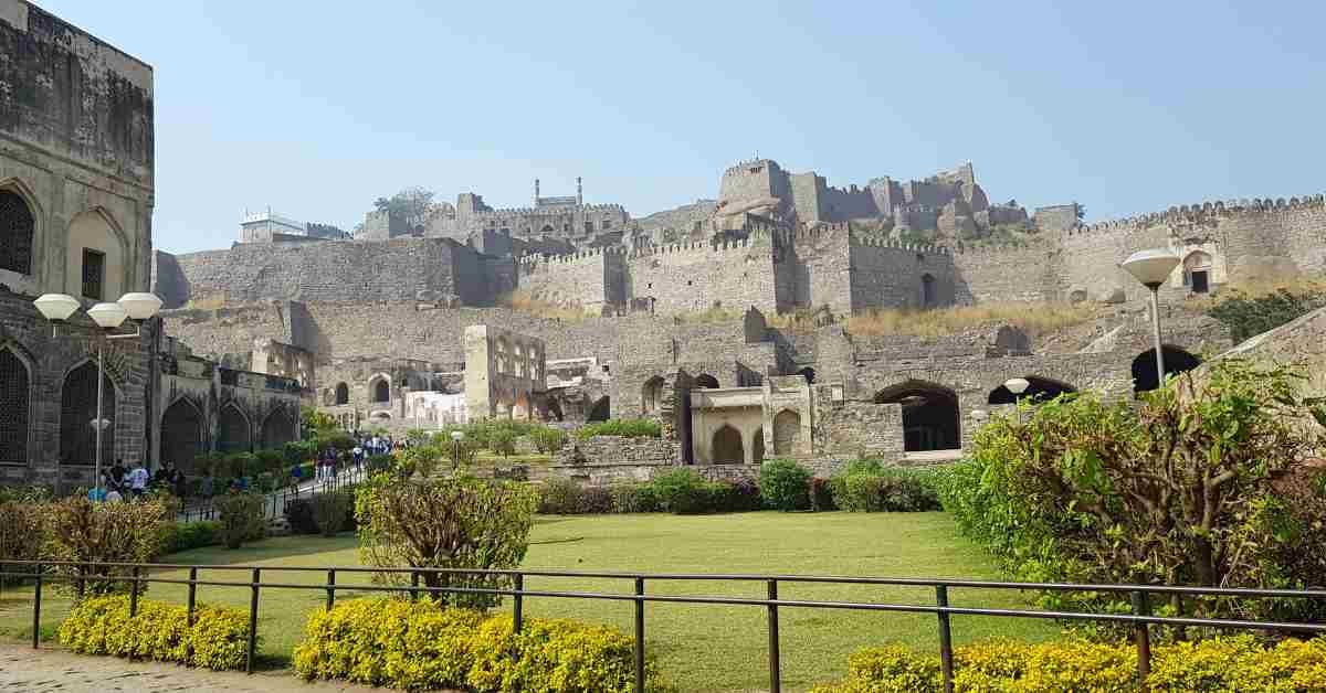 one of the historical monuments of Andhra pradesh - Golconda Fort, Hyderabad