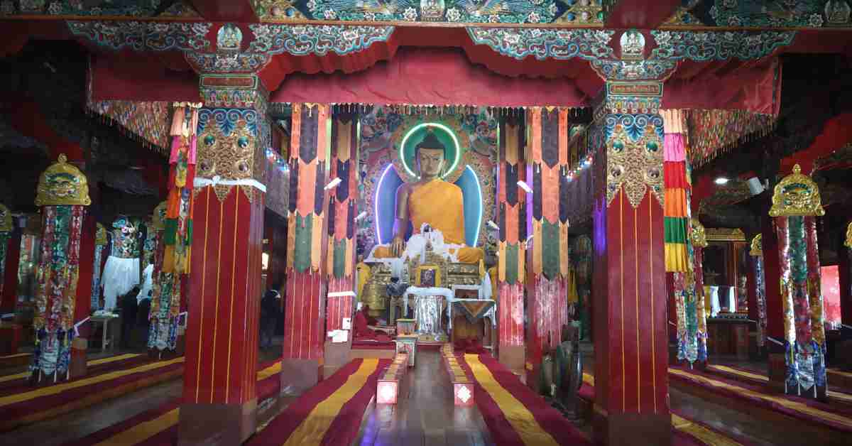 one of the Historical Monuments Of Arunachal Pradesh - Tawang Buddhist Monastery Buddha image